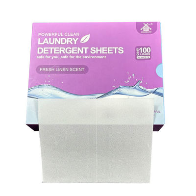 Buen precio Hojas de detergente para ropa sólidas desechables con aroma a lavanda ecológicas y populares en línea