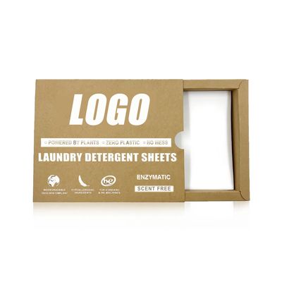 Buen precio Sin líquido, natural, ecológico, limpieza en profundidad, sin plástico, hojas de detergente para ropa en línea
