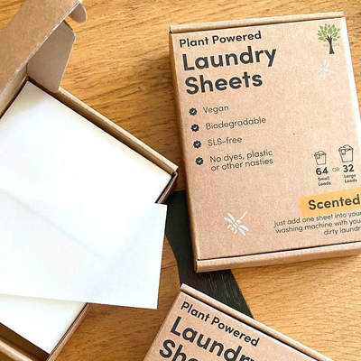 Buen precio Hojas de detergente para ropa ecológicas, biodegradables, puras y naturales a base de plantas en línea