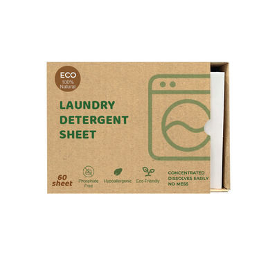 Buen precio Eco Friendly Travel Portable Laundry Strips Biodegradable Laundry Detergent Sheet en línea