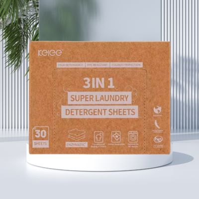 Buen precio Plant Enzyme Laundry Detergent Paper Sheets Super Concentrated Laundry Detergent Sheets en línea