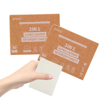 Buen precio Eco-Friendly Biodegradable Laundry Detergent Strips Laundry Sheet  en línea