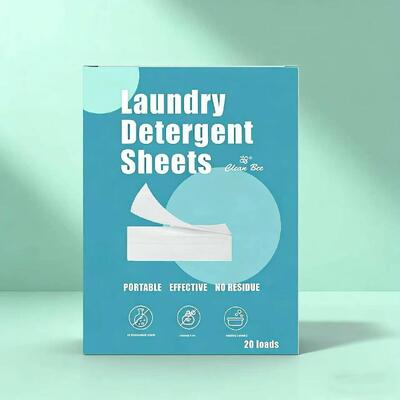 Buen precio Hojas de detergente para ropa ecológicas con potente acción quitamanchas y fragancia personalizable en línea