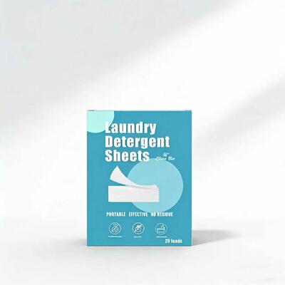 Buen precio Hojas biodegradables de detergente para ropa con fragancia personalizable para una limpieza fuerte en línea
