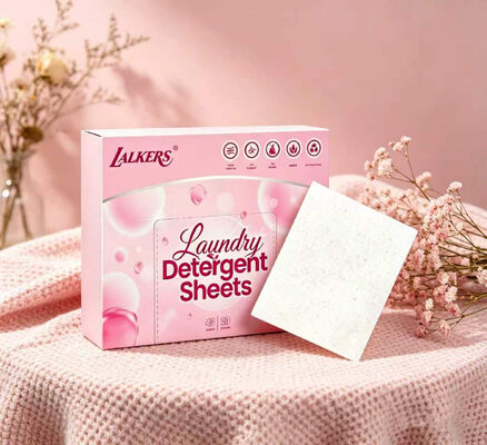 Buen precio Hojas de detergente de ropa sostenibles hechas a medida con fórmulas de plantas suaves y un poderoso control de manchas online