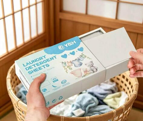 Buen precio Hojas de detergente de ropa ecológicas libres de plástico para limpieza de primer nivel de manchas duras online