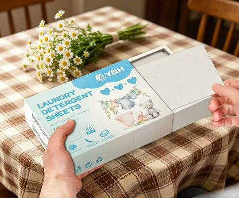 Buen precio Hojas de ropa ecológicas biodegradables con fragancia personalizable y tamaño de 11 * 14 cm para eliminar manchas profundas en línea