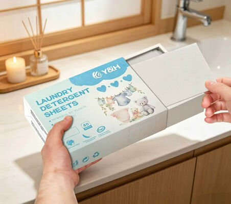 Buen precio Hojas de detergente para ropa ecológicas con eliminación de manchas superiores para prendas sucias en 11 * 14cm de tamaño en línea
