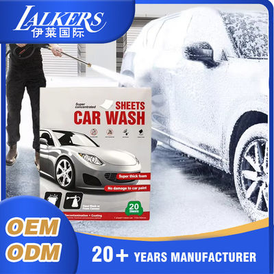 Buen precio Líneas biodegradables de lavado de automóviles Líneas de detergente disoluble para la limpieza de automóviles en línea