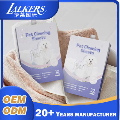 Buen precio Papel de lavado de cuerpo desechable para mascotas Perfume perfumado para perros Baño con toque suave en línea