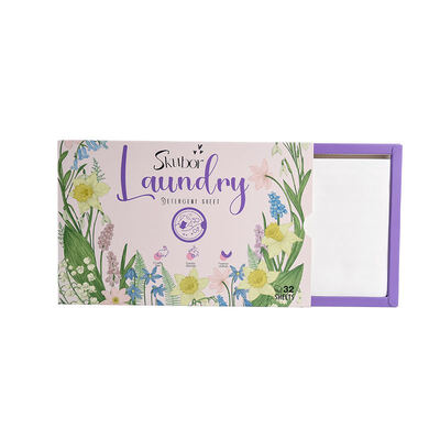 Buen precio Lámina de detergente de lavandería de limpieza profunda y eliminación de olores ecológica 8X en línea