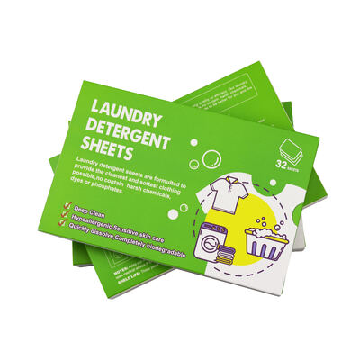 Hojas de detergente para ropa con fragancia de lavanda ECO Friendly Hojas de detergente para ropa para el hogar