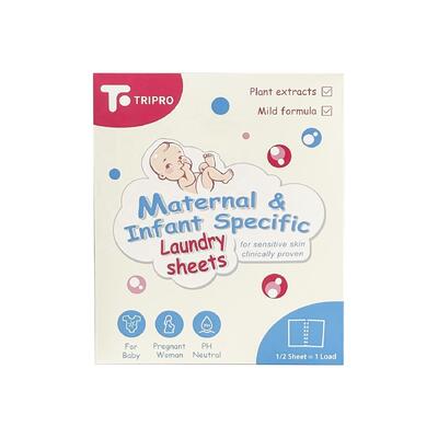 Buen precio Limpiezas de ropa para bebés, detergente, hojas de papel biodegradable, jabón en línea