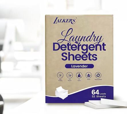 Hojas de detergente para ropa ecológicas con fragancia personalizable para una limpieza potente
