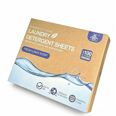 Tiras de lavandería sostenibles con marca personalizada a granel ofrecen una lucha constante contra las manchas para uso regular