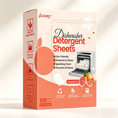 Hojas de detergente para lavavajillas hipoalergénicas ecológicas y duraderas