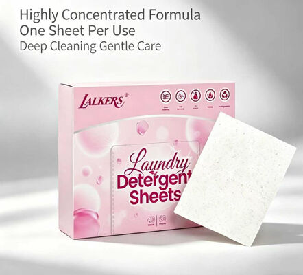 Buen precio Hojas de detergente para ropa ecológicas con fuerte limpieza y fragancia personalizable para la eliminación profunda de manchas en línea