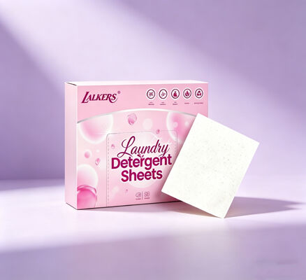 Buen precio Hojas de detergente para ropa súper concentradas biodegradables con fragancia personalizable para una limpieza ecológica en línea