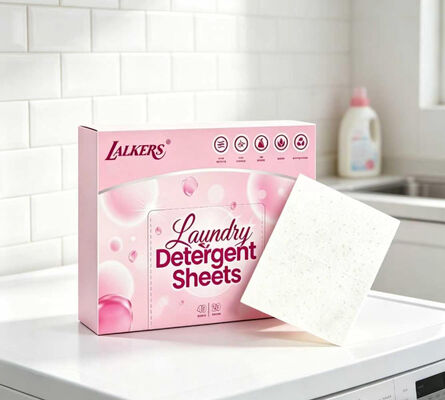 Hojas de detergente para ropa 100% naturales a base de plantas para una limpieza profunda de manchas difíciles - Biodegradables y ecológicas con fragancia personalizable