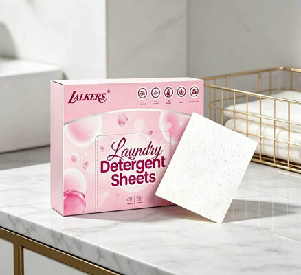 Buen precio Hojas de detergente para ropa ecológicas con fuerte poder de limpieza y fragancia personalizable para manchas difíciles en línea