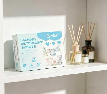 Hojas de detergente para ropa ligera ecológicas para la limpieza profunda de manchas