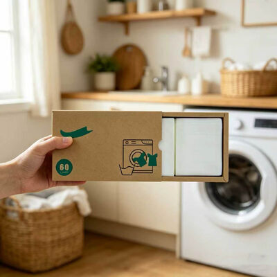 Buen precio Hojas de detergente para ropa ecológicas con fuerte poder de limpieza y fragancia personalizable para manchas difíciles en línea