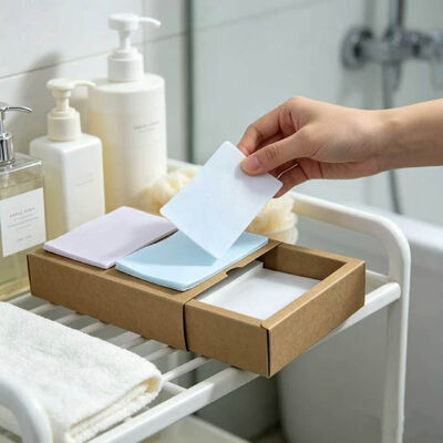 Hojas de detergente de ropa limpia y fuerte con fragancia personalizable