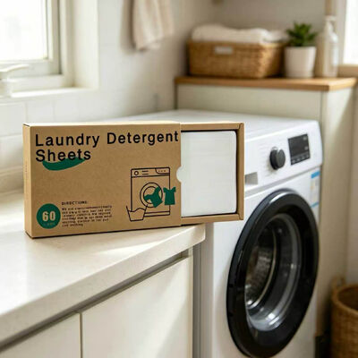 Buen precio Hojas de detergente para ropa portátiles ecológicas con fuerte limpieza para manchas duras en línea