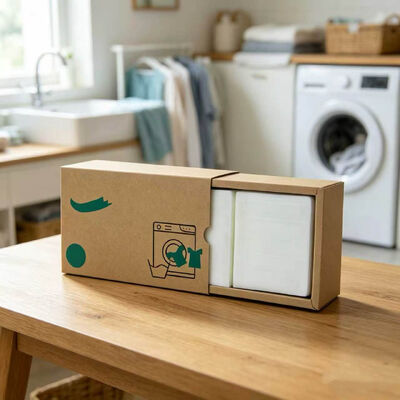 Hojas de detergente para ropa ecológicas con potente poder de limpieza y fragancia personalizable