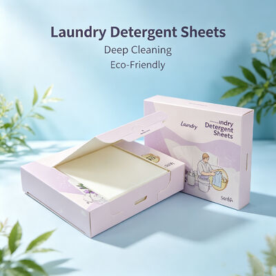 Buen precio Hojas de detergente para ropa ecológicas con fuerte limpieza y fragancia personalizable en línea