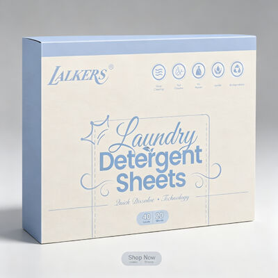 Buen precio Hojas de detergente para ropa ecológicas de plástico cero con fuerte limpieza para eliminar las manchas duras en línea