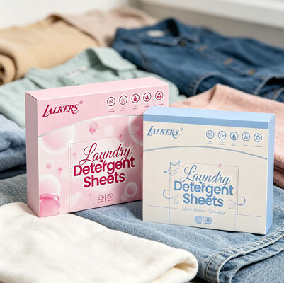 Buen precio Hojas de detergente para ropa ecológicas con fuerte poder de limpieza y fragancia personalizable para manchas difíciles en línea