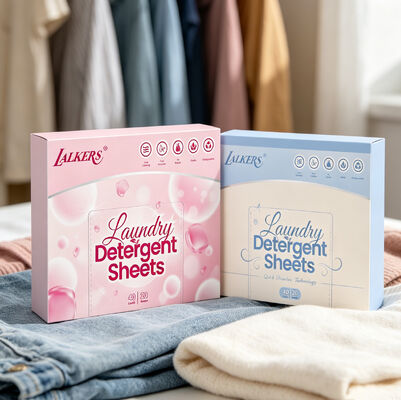 Hojas de detergente para ropa hipoalergénicas y ecológicas Resistentes a las manchas Suaves para la piel