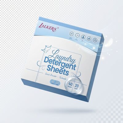 Buen precio Hojas de detergente de lavandería ecológicas de rápida disolución y eliminación de manchas para un lavado sin problemas en línea