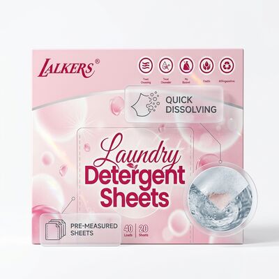 Buen precio Líneas de detergente para ropa 100% de origen vegetal y sin residuos pre-medidas para lavado ecológico en línea