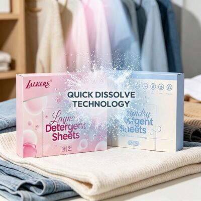 Buen precio Hojas de detergente para ropa 100% de origen vegetal de primera calidad con embalaje sin residuos y tiras ecológicas de lavandería pre-medidas en línea