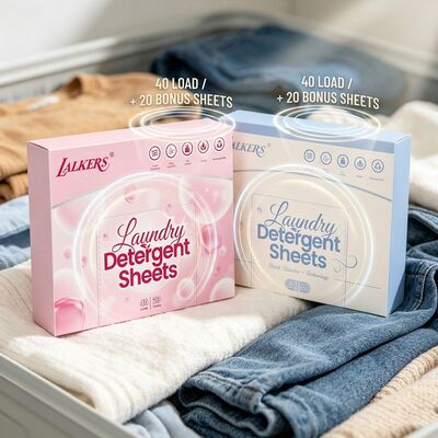Buen precio Hojas de detergente para ropa sin crueldad y no tóxicas que eliminan las manchas de frutas y vino en línea
