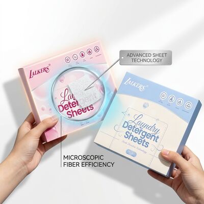 Hojas de detergente para ropa sin químicos, dermatológicamente probadas para uso seguro durante el embarazo y el bebé