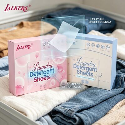 Buen precio Hojas de detergente de lavandería de alta eficiencia y rápida disolución con nanoactivante concentrado para máquinas de alta tensión en línea