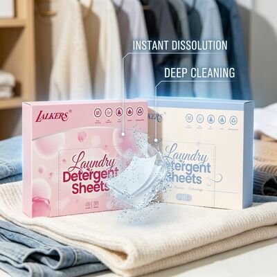 Cero residuos Hojas de detergente para ropa a granel Precio al por mayor Envase libre de plástico