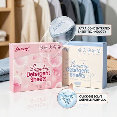 Buen precio Hojas de detergente para ropa a granel basadas en plantas con 300 cajas MOQ fórmula personalizable y servicio de muestra gratuito en línea