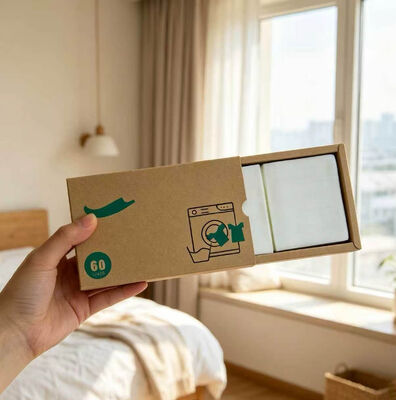 Buen precio Hojas de detergente para ropa a base de tensioactivos vegetales con materiales biodegradables y tiras pre-dosificadas en línea