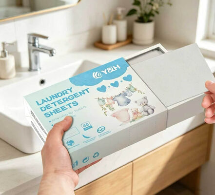 Lavadoras de superficie de origen vegetal, hojas de detergente, todas compatibles con la máquina, con fórmula concentrada