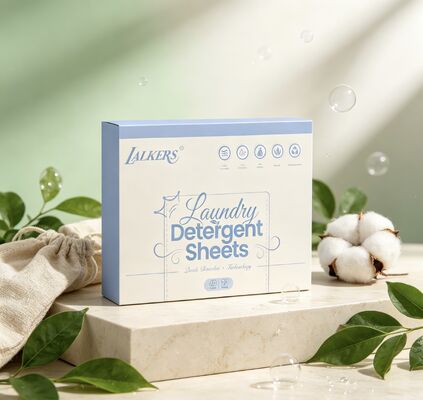 Buen precio Hojas de detergente para ropa de fusión rápida a base de tensioactivos vegetales con 55% de ingrediente activo en línea
