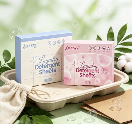 Hojas de detergente para ropa derivadas de plantas no tóxicas, seguras para prendas de bebé y ropa de cama