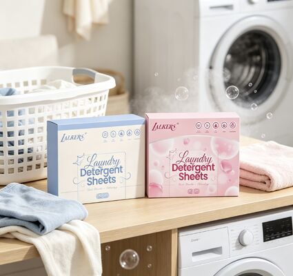 Hojas de detergente para ropa con tensión de 12x6cm por tira
